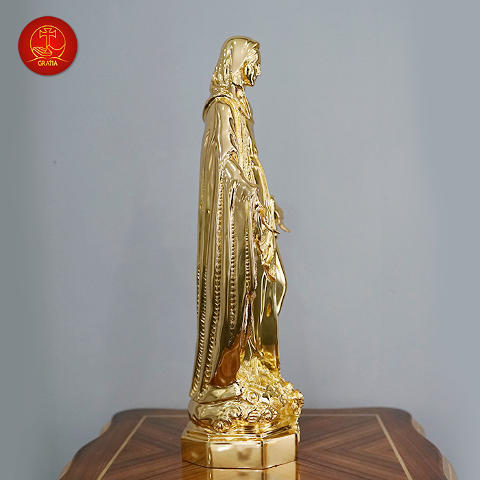 Tượng Đức Mẹ Ban Ơn cao 40cm - Màu Cổ Điển