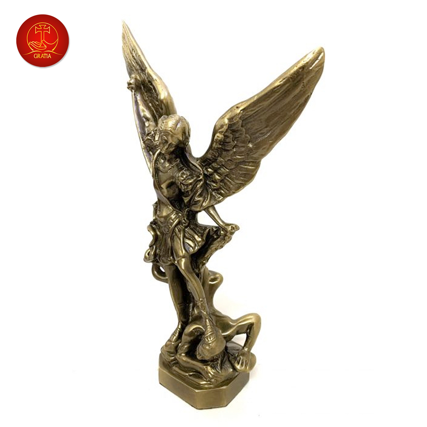 Tượng Thiên Thần Micae cao 22cm - Màu Cổ Điển