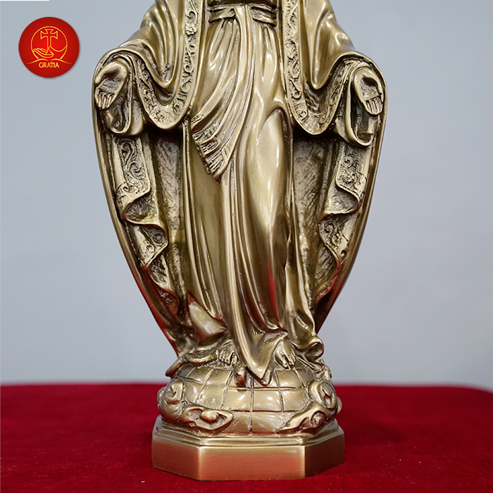 Tượng Đức Mẹ Ban Ơn cao 30cm - Màu Cổ Điển