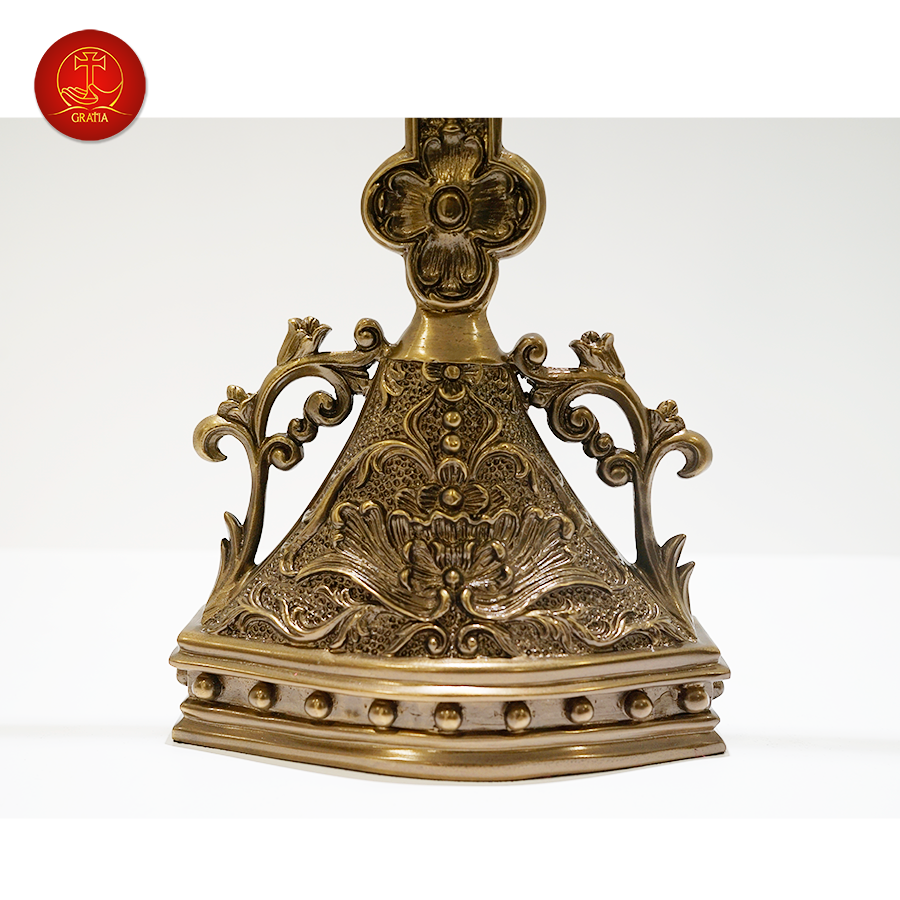 Mẫu Thánh Giá Hoa Đào Đẹp Có Đế cao 42 cm - Màu Cổ Điển