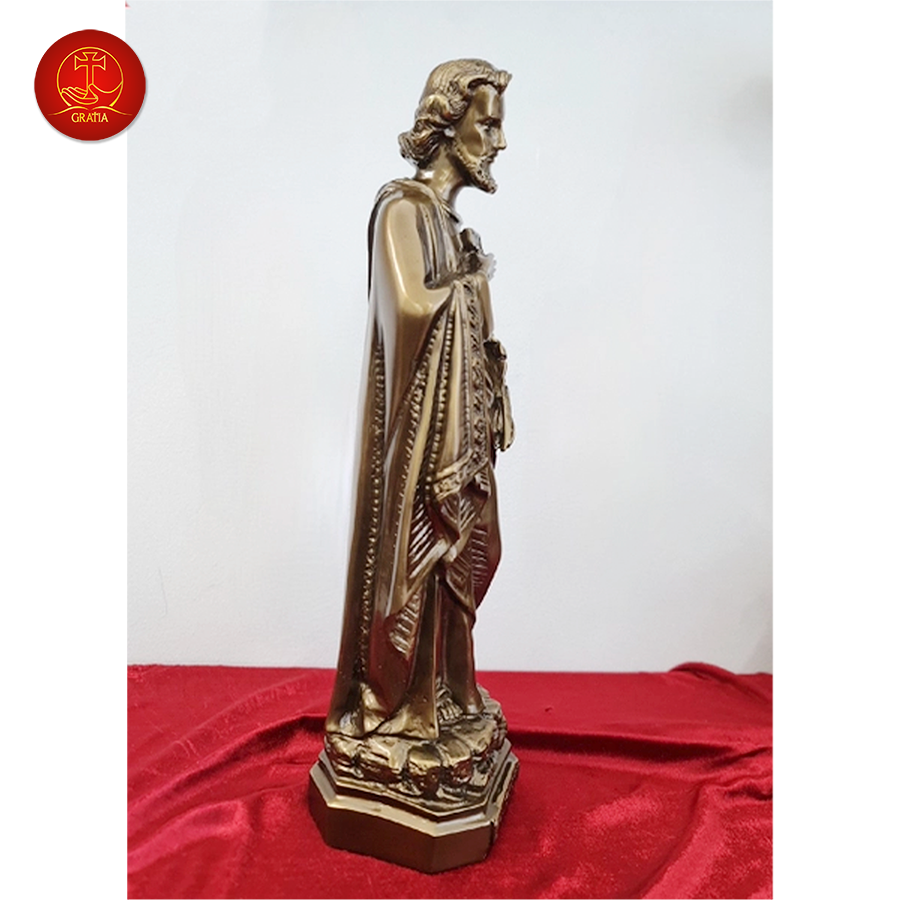 Tượng Thánh Giuse cao 40cm - Màu Cổ Điển 