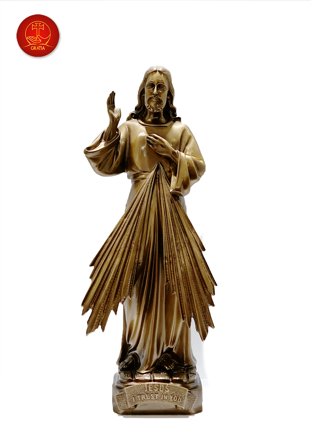 Tượng Lòng Chúa Thương Xót  - Cao 54cm