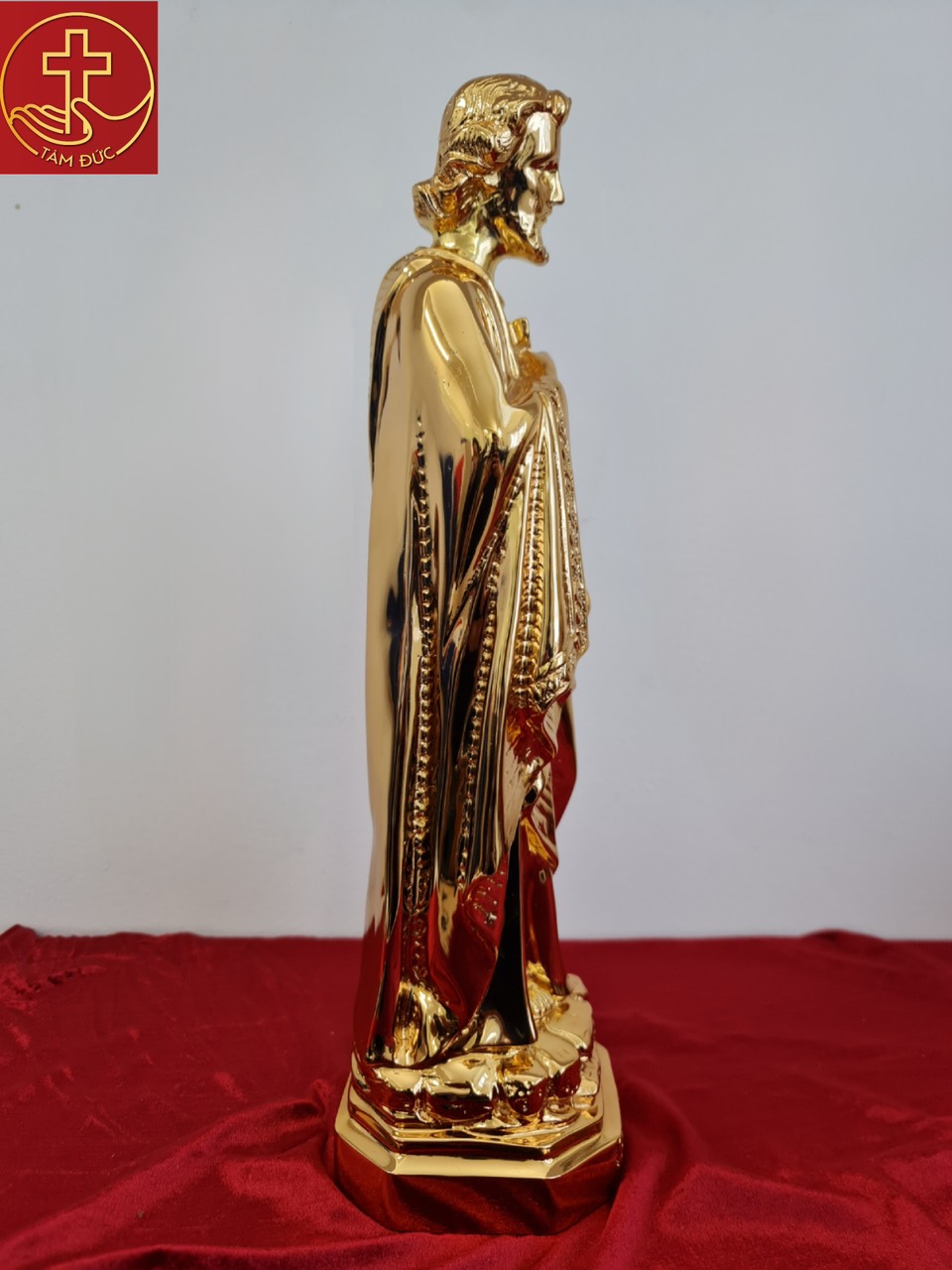 TượngThánh Giuse cao 40cm - Màu Gold