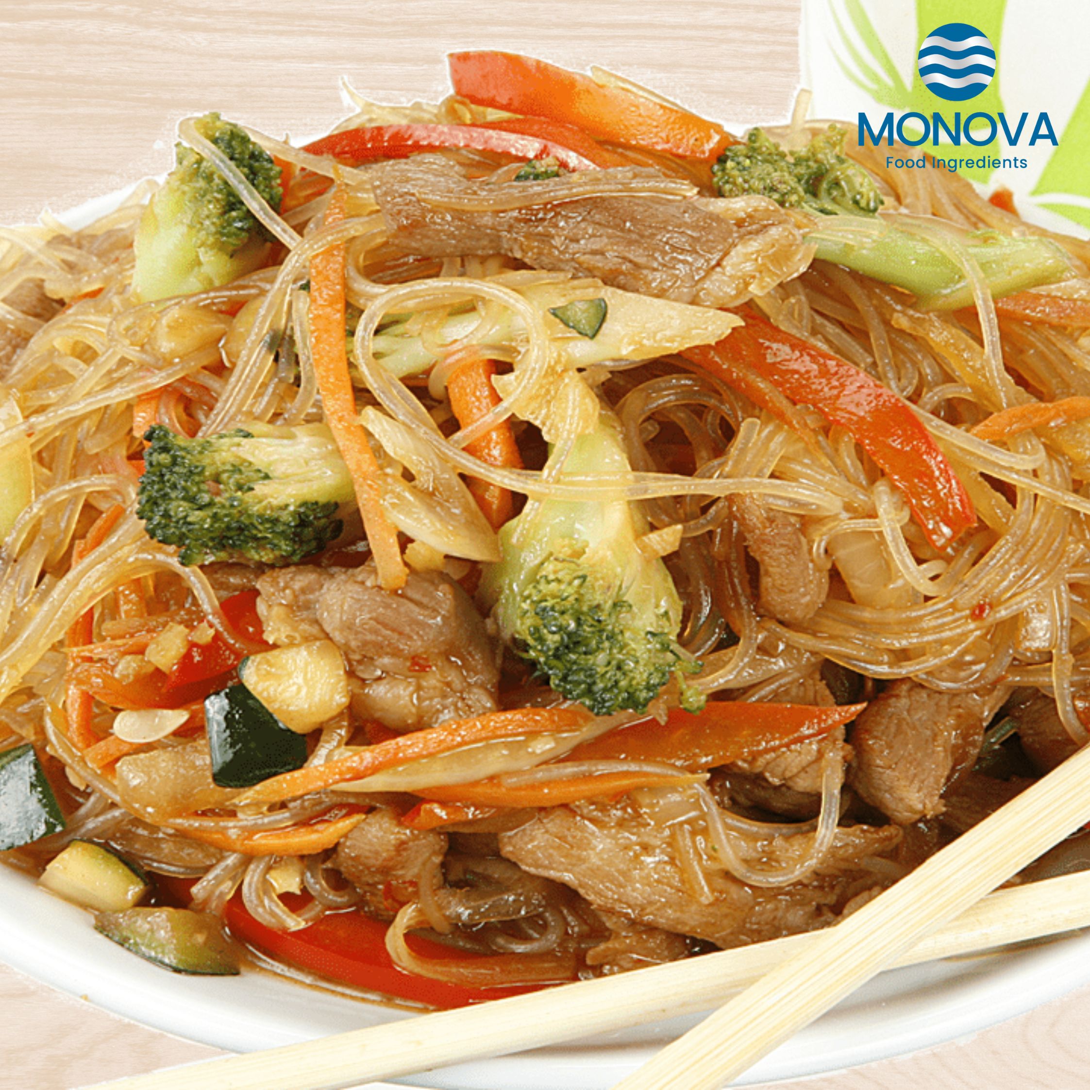 HỦ TIẾU XÀO BÒ (KIỂU HOA)