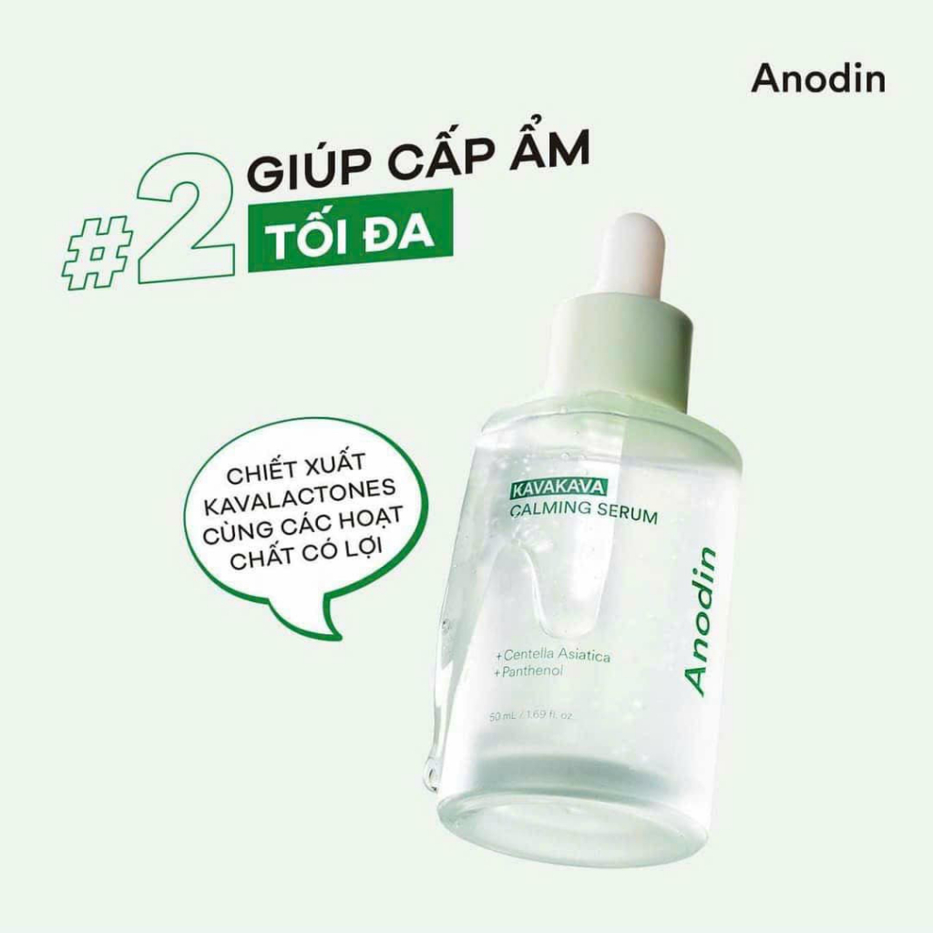 Kem dưỡng ẩm ANODIN KAVAKAVA CALMING CREAM hỗ trợ làm dịu cho da kích ứng 50ml