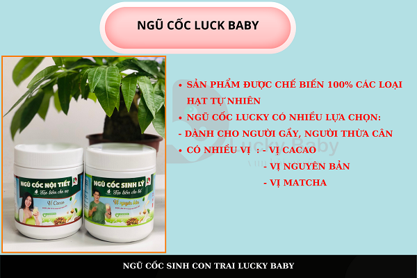 NGŨ CỐC SINH CON TRAI LUCKY BABY