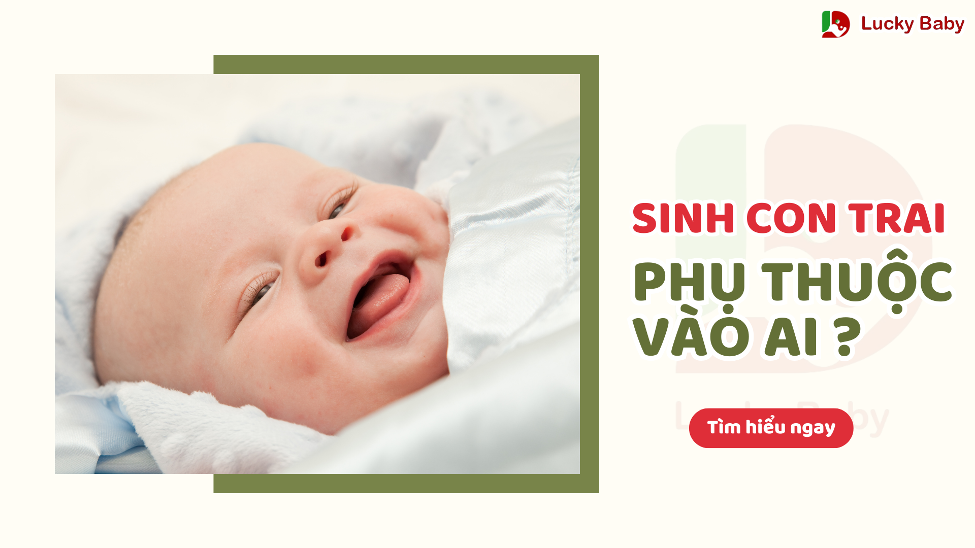 Sinh Con Trai  Phụ Thuộc Vào Ai ?