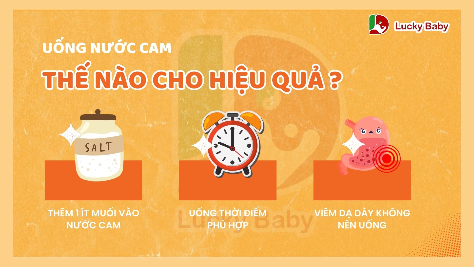 Cách uống nước cam giúp sinh con trai