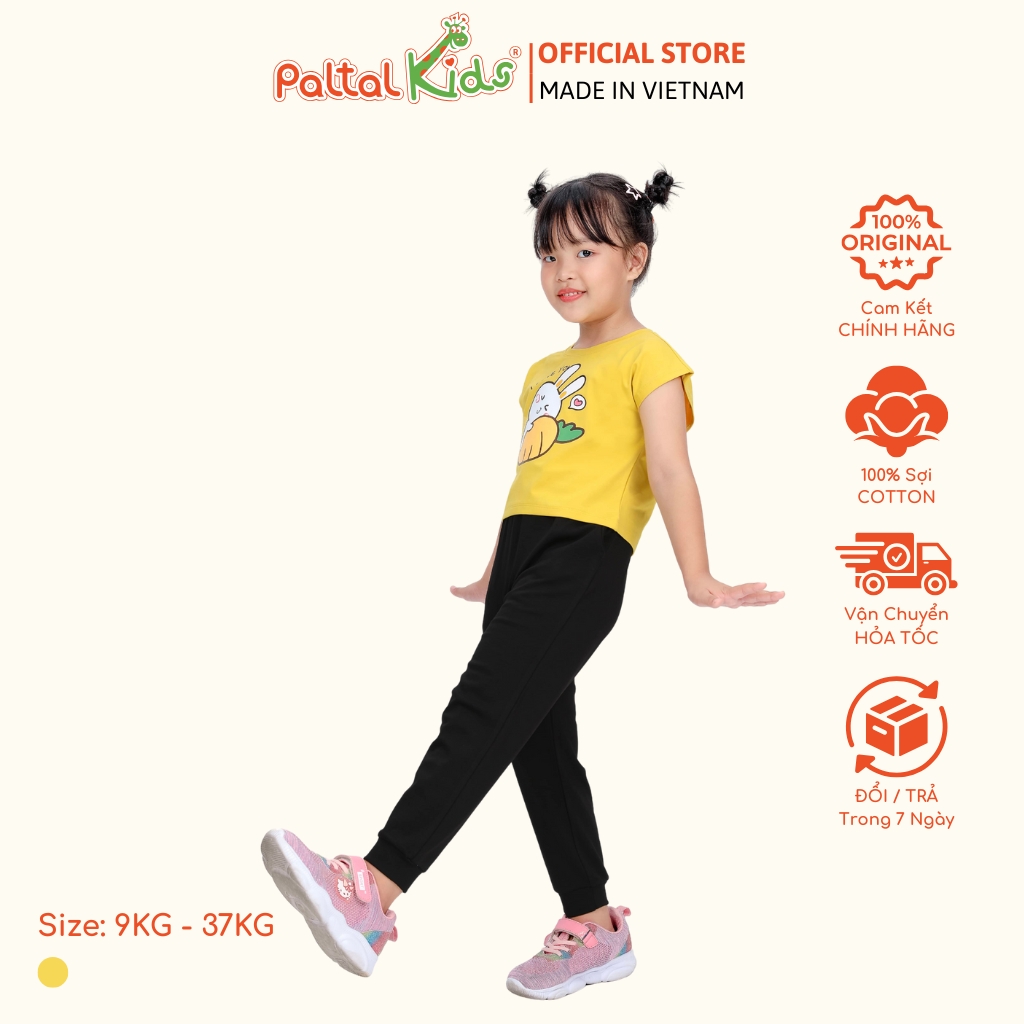 Áo Croptop Cotton Mỹ Bé Gái Cao Cấp - 020 1373