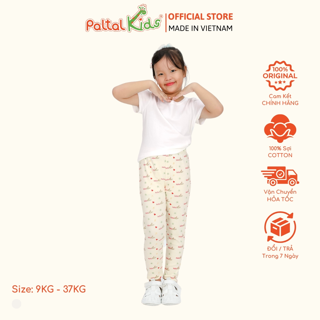 Quần Dài Cotton Borib Bé Gái Cao Cấp - 228 8056