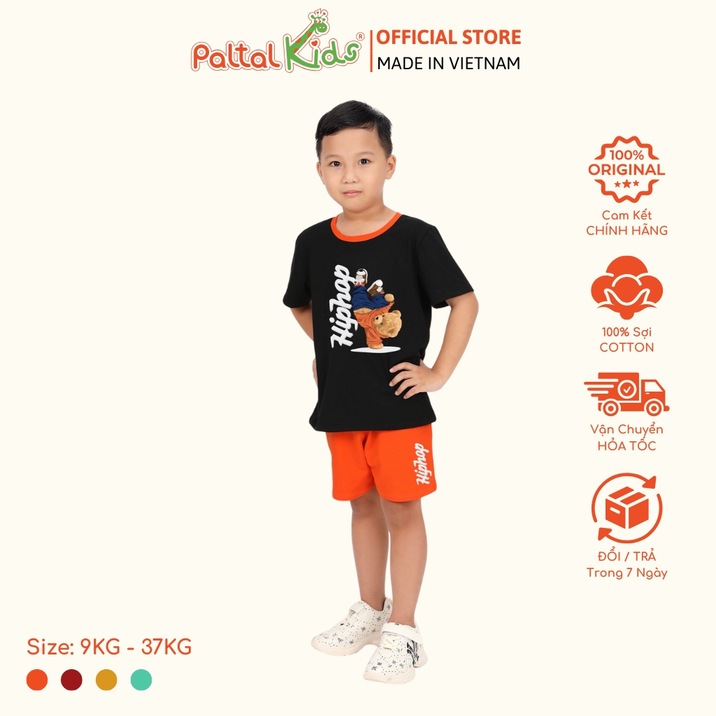 Đồ Bộ Đùi Cơ Bản Cotton Mỹ Bé Trai Cao Cấp - 025 2109