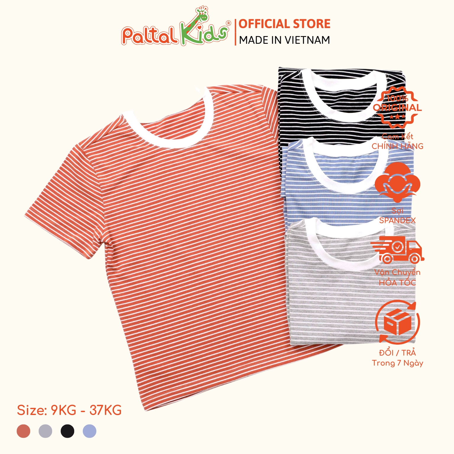 Áo Thun Cotton Mỹ Cao Cấp - 020 1405