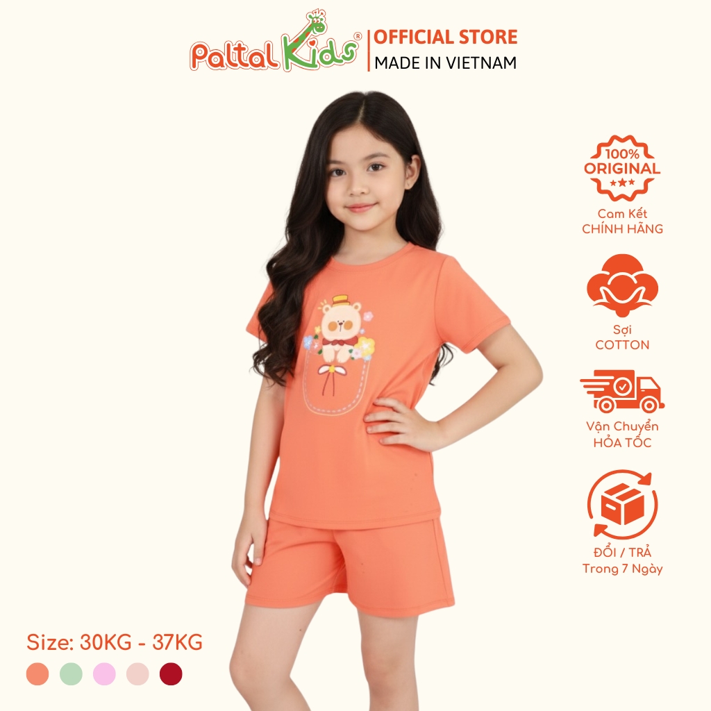 Đồ Bộ Đùi Cơ Bản Cotton Mỹ Cao Cấp - 025 2150 - Size 14