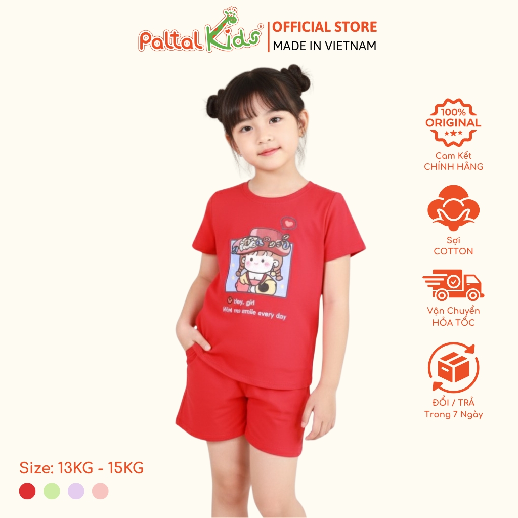 Đồ Bộ Đùi Cơ Bản Cotton Mỹ Cao Cấp - 025 2146 - Size 12