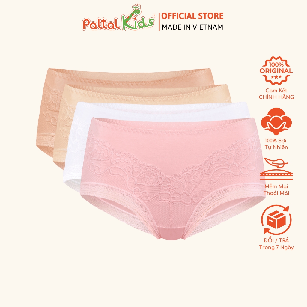 (CHE TÊN SẢN PHẨM) Combo Quần Lót Cotton Màu Ngẫu Nhiên Cao Cấp - 027 7254