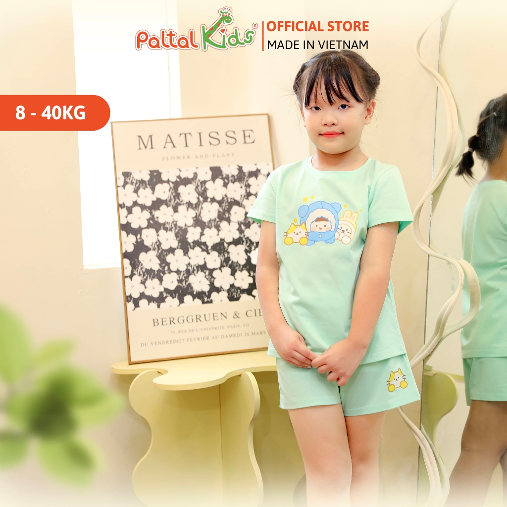 Đồ Bộ Đùi Cơ Bản Cotton Mỹ Cao Cấp - 025 5162 - Size 12