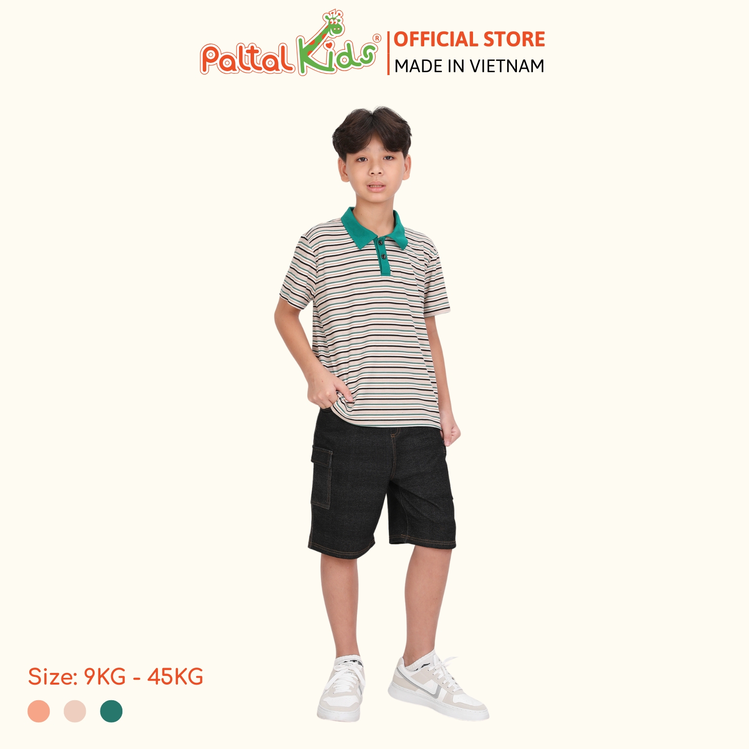 Áo Thun Cotton Gân Cao Cấp - 020 1420