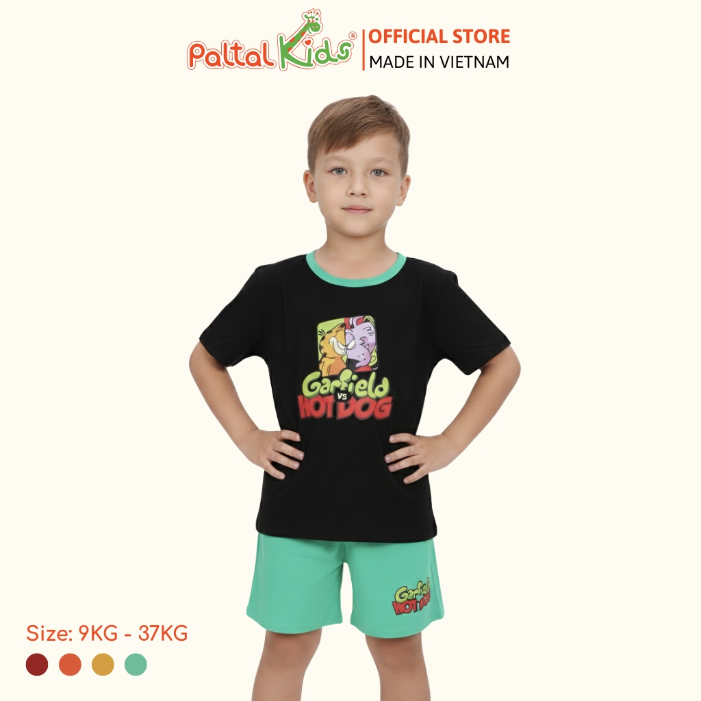 Đồ Bộ Đùi Cơ Bản Cotton Mỹ Bé Trai Cao Cấp - 025 2108