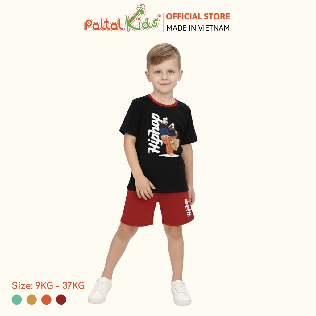 Đồ Bộ Đùi Cơ Bản Cotton Mỹ Bé Trai Cao Cấp - 025 2109