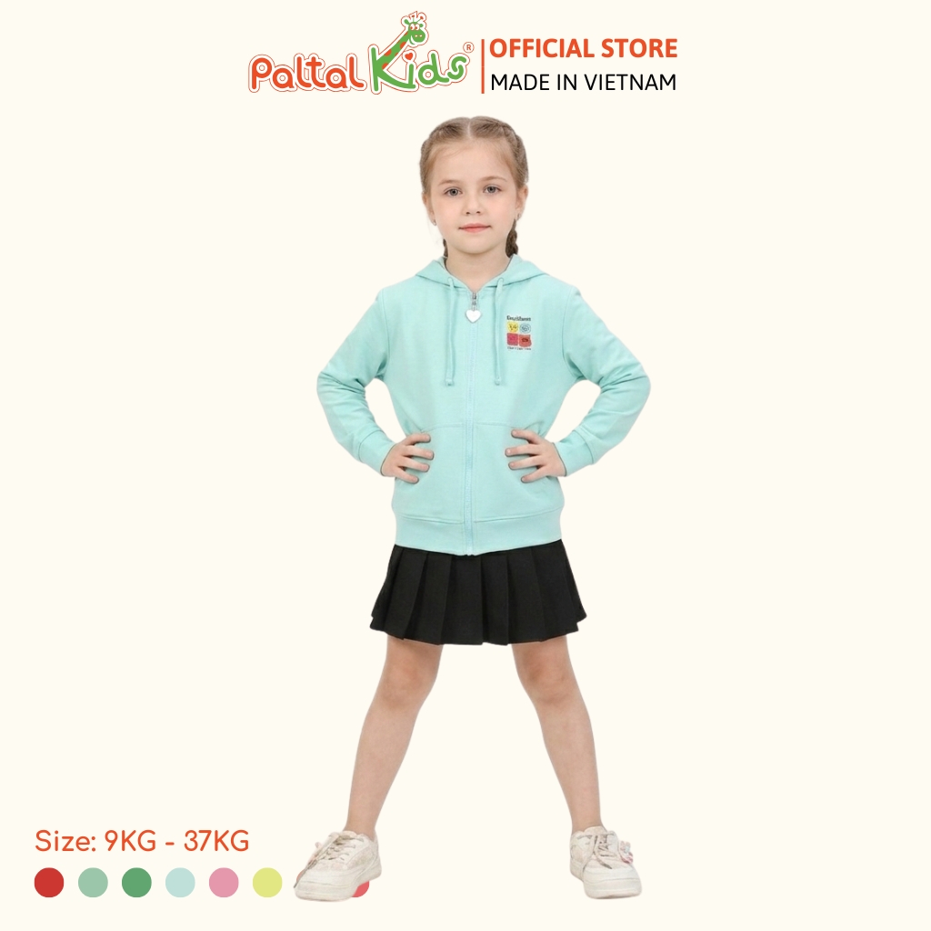Áo Khoác Hình In Gấu Cotton TC Chống Nắng Bé Gái Cao Cấp - 431 4030