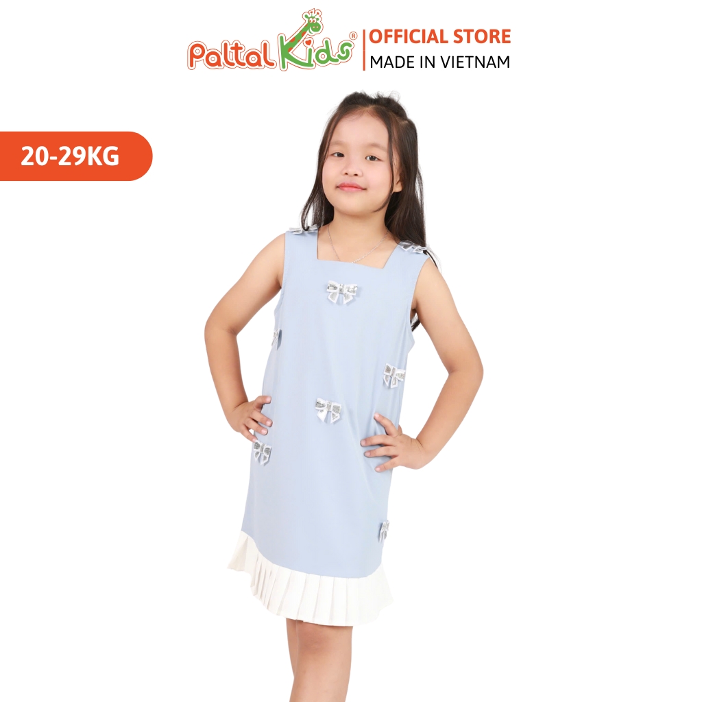 Đầm Dáng A Đuôi Cá Đính Nơ Lụa Nhung Cao Cấp - 26C 8037