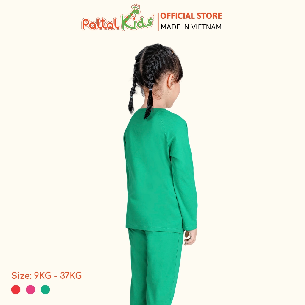 BST Mùa Đông - Đồ Bộ Tay Dài Cotton Mỹ Bé Gái Cao Cấp - 023 6021