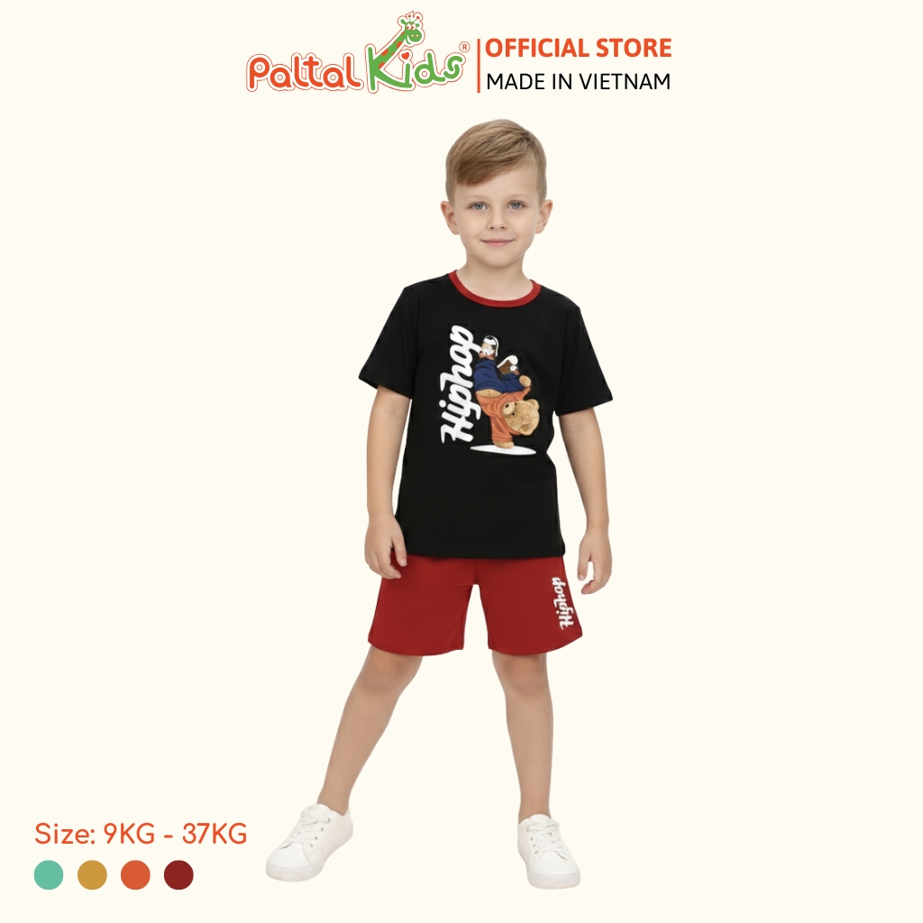 Đồ Bộ Đùi Cơ Bản Cotton Mỹ Bé Trai Cao Cấp - 025 2109