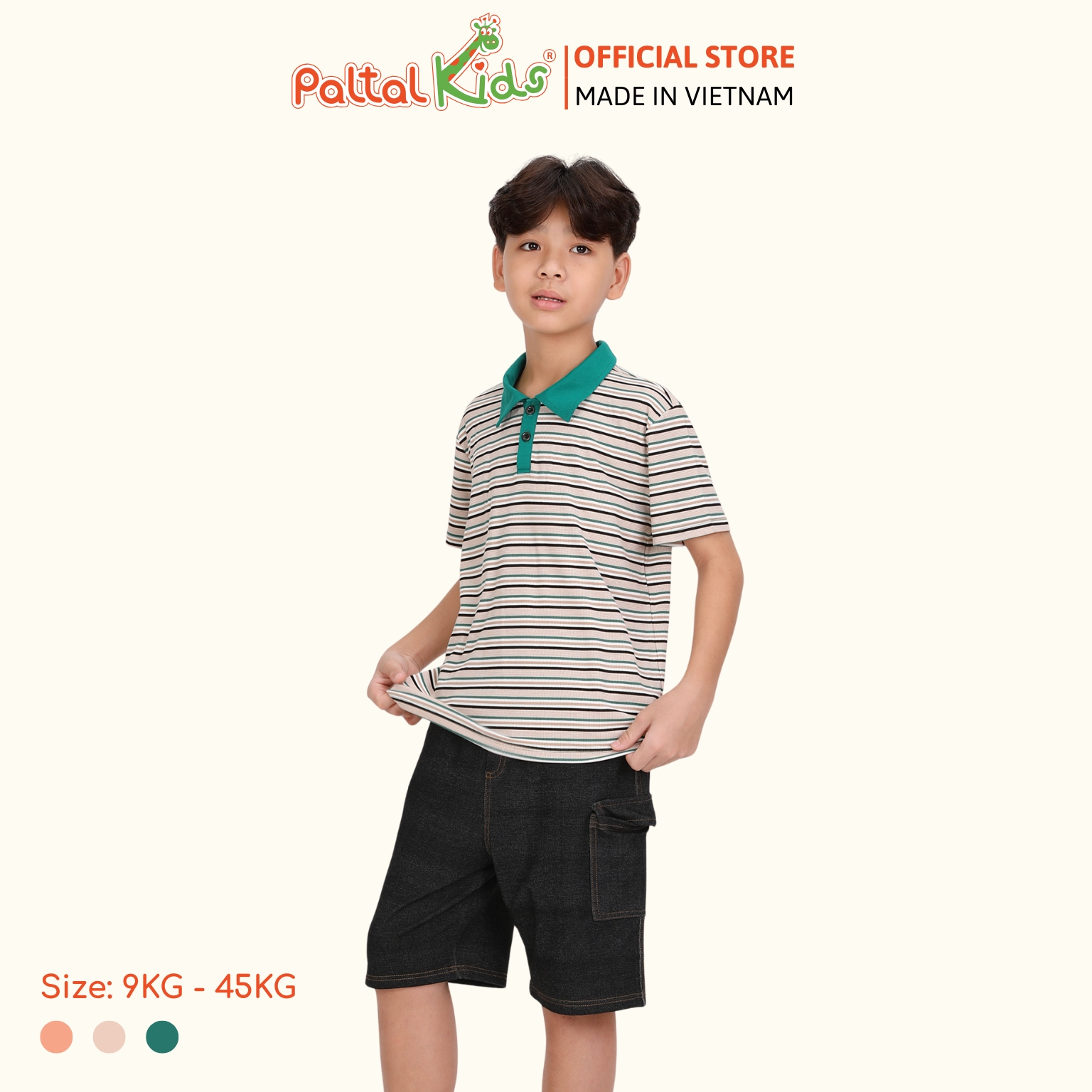 Áo Thun Cotton Gân Cao Cấp - 020 1420