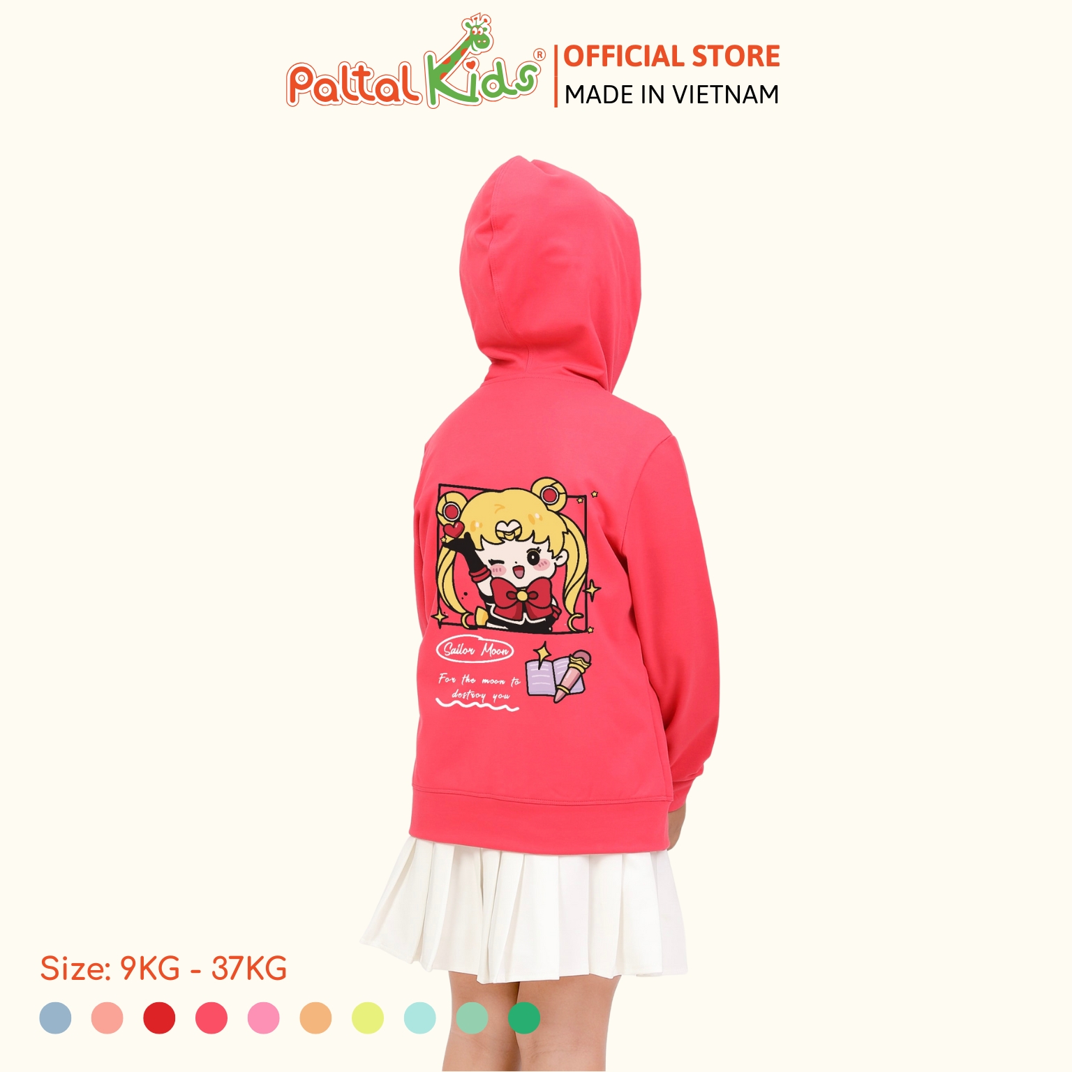 Áo Khoác Cotton TC Chống Nắng Bé Gái Cao Cấp - 431 4028