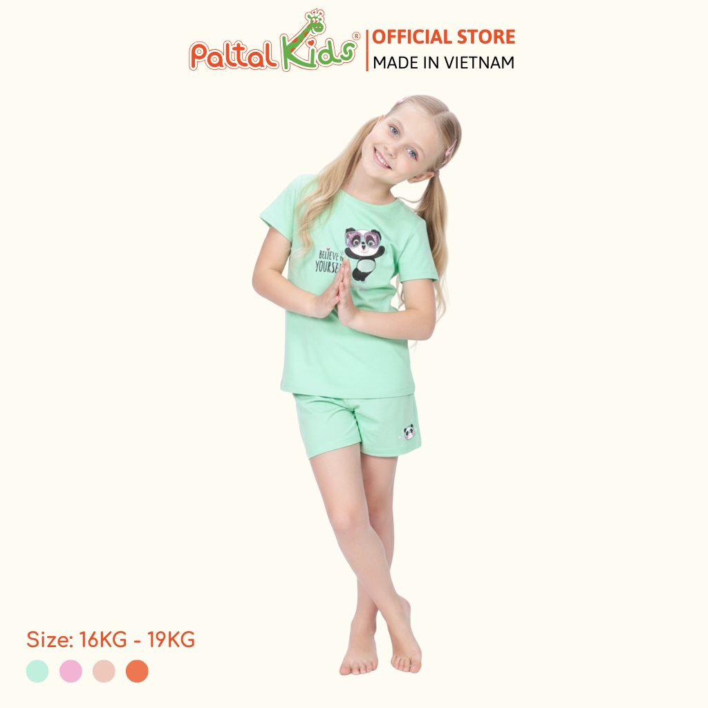 Đồ Bộ Đùi Cơ Bản Cotton Mỹ Bé Gái Cao Cấp - 025 2018 - Size 11