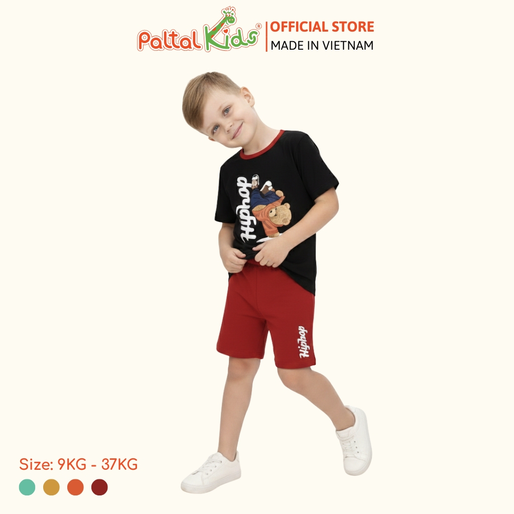 Đồ Bộ Đùi Cơ Bản Cotton Mỹ Bé Trai Cao Cấp - 025 2109