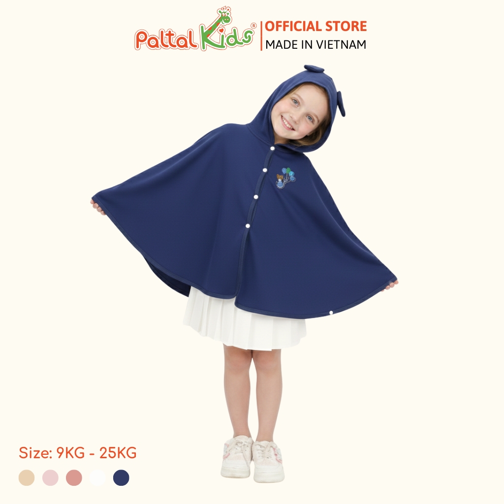 Áo Choàng Cánh Dơi Poly Bé Gái Cao Cấp - 311 4011