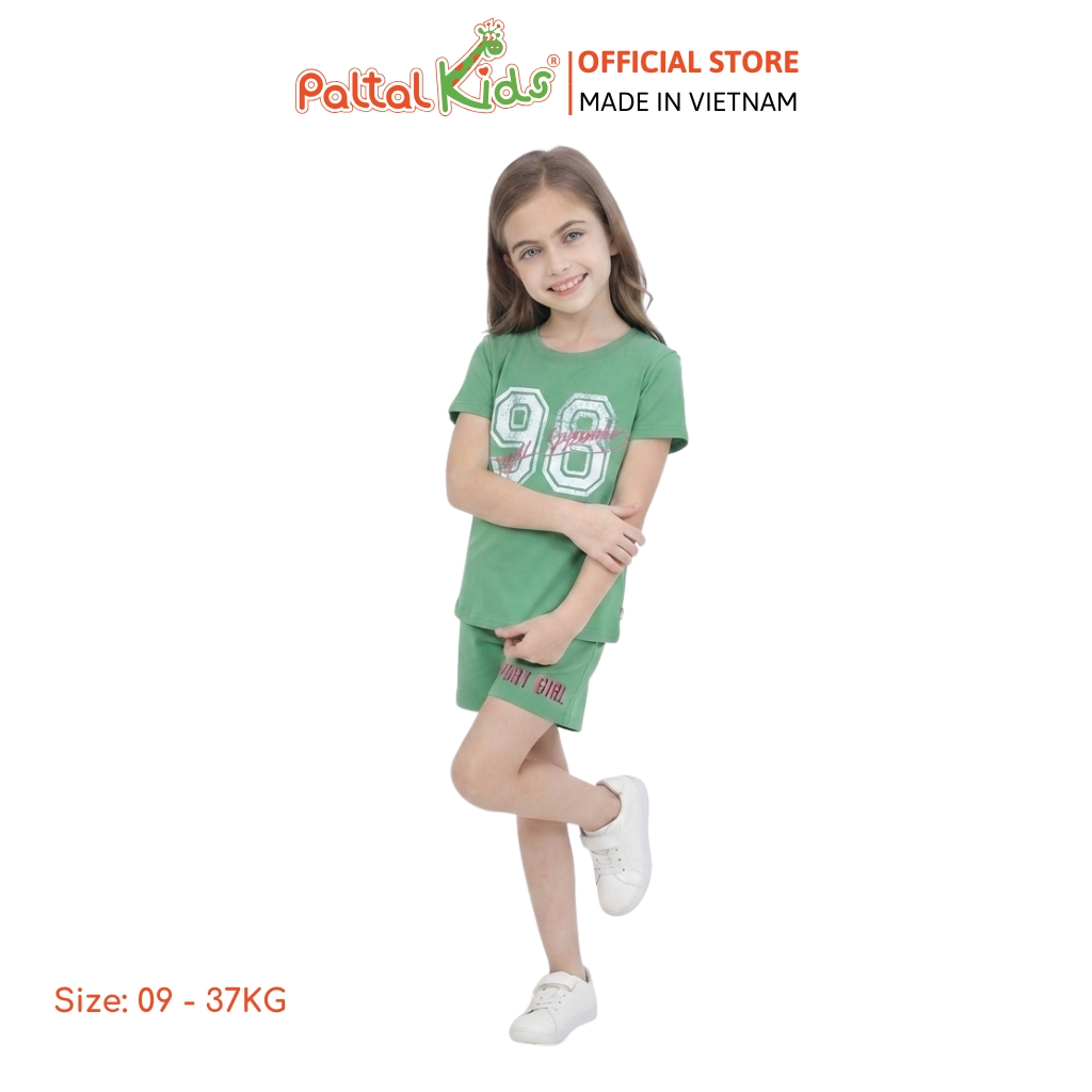 Đồ Bộ Đùi Cotton Mỹ Hình In 96 Bé Gái Cao Cấp - 025 2134