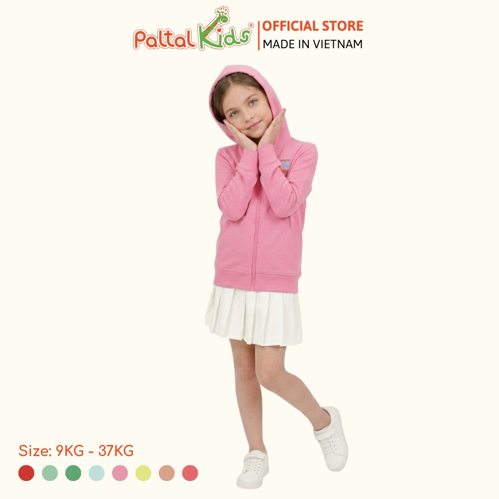 Áo Khoác Hình In Gấu Cotton TC Chống Nắng Bé Gái Cao Cấp - 431 4030