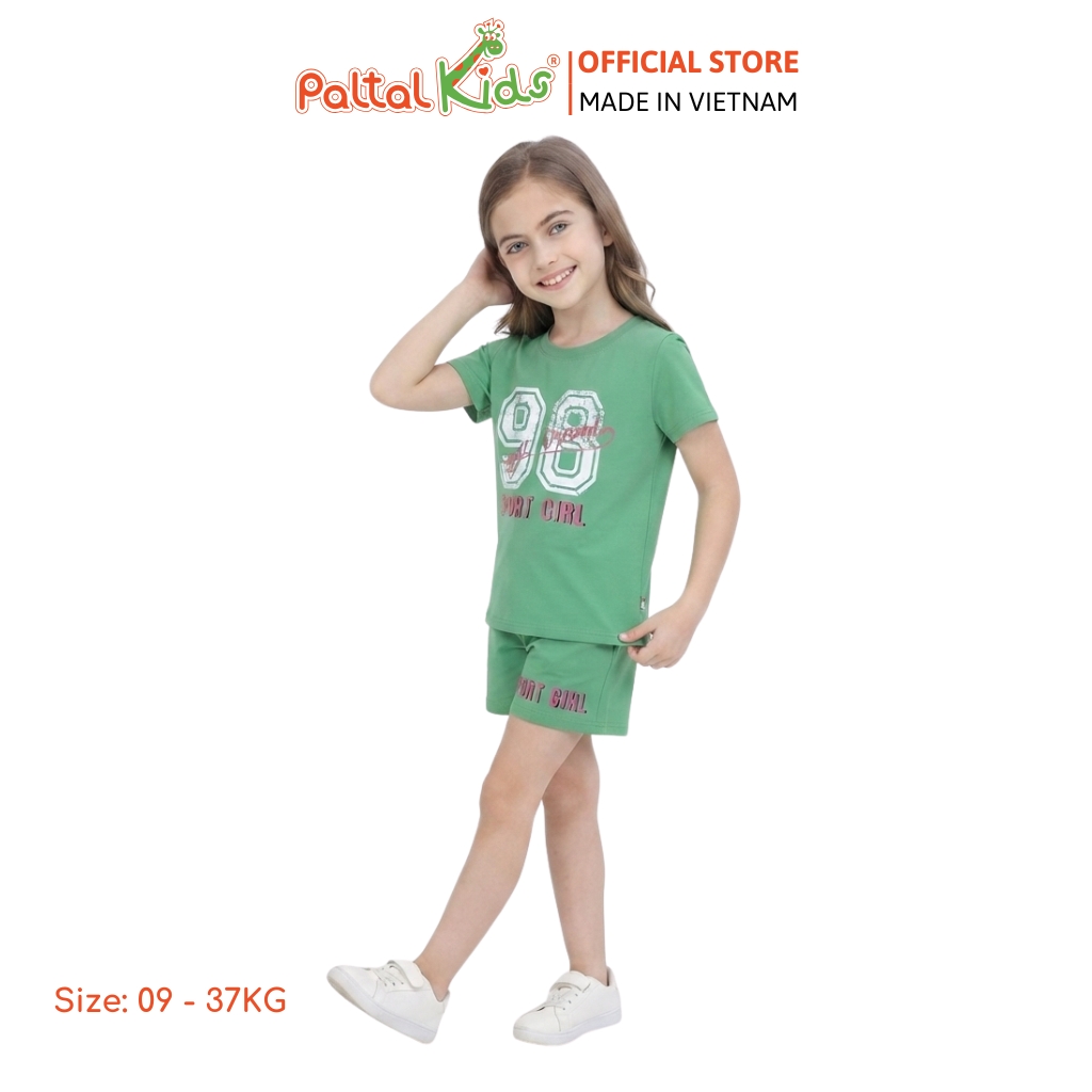 Đồ Bộ Đùi Cotton Mỹ Hình In 96 Bé Gái Cao Cấp - 025 2134