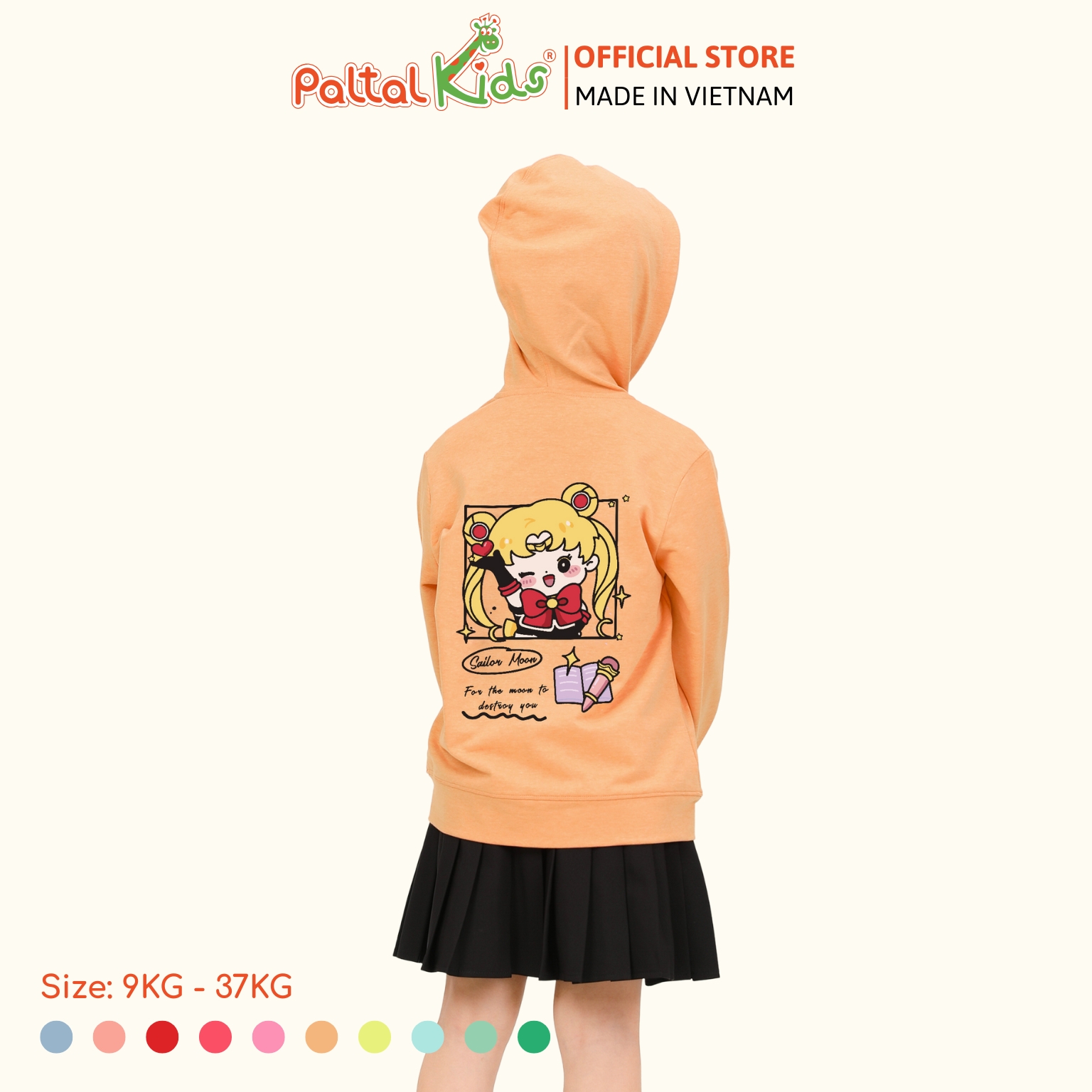 Áo Khoác Cotton TC Chống Nắng Bé Gái Cao Cấp - 431 4028