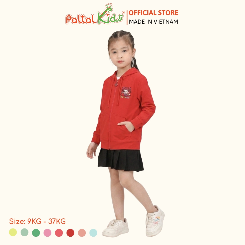 Áo Khoác Hình In Cô Gái Tóc Đỏ Cotton TC Chống Nắng Bé Gái Cao Cấp - 431 4029