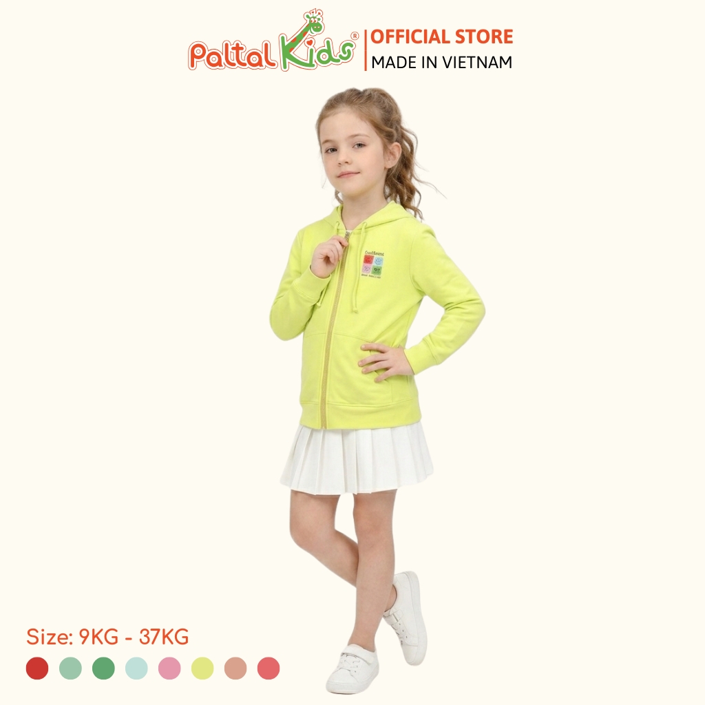 Áo Khoác Hình In Gấu Cotton TC Chống Nắng Bé Gái Cao Cấp - 431 4030