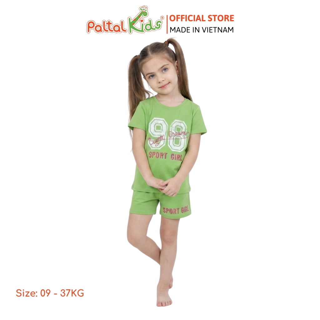 Đồ Bộ Đùi Cotton Mỹ Hình In 96 Bé Gái Cao Cấp - 025 2134