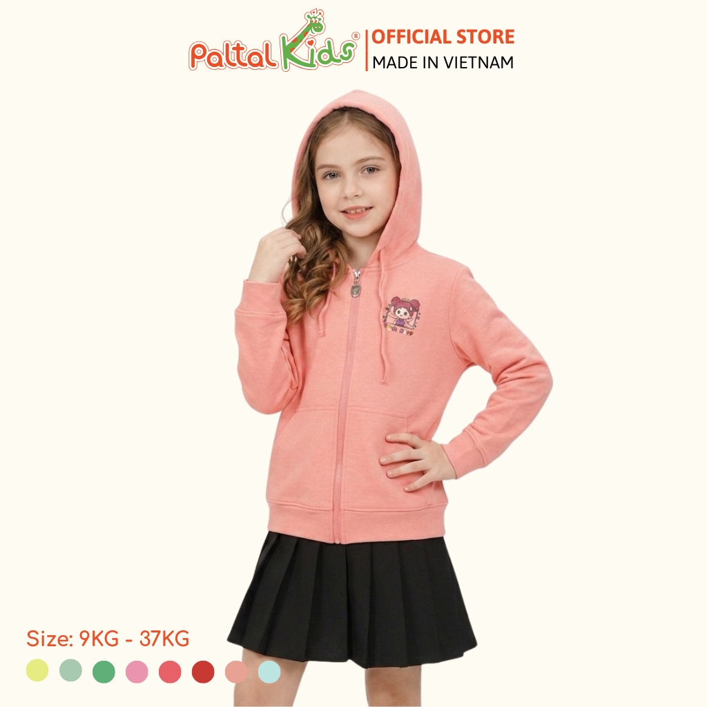 Áo Khoác Hình In Cô Gái Tóc Đỏ Cotton TC Chống Nắng Bé Gái Cao Cấp - 431 4029