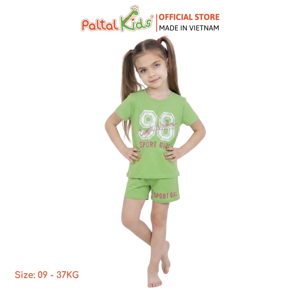 Đồ Bộ Đùi Cotton Mỹ Hình In 96 Bé Gái Cao Cấp - 025 2134