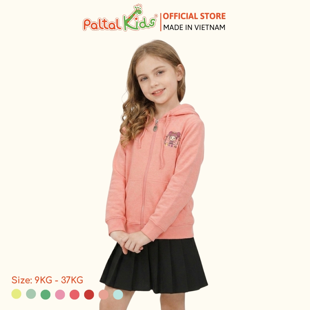 Áo Khoác Hình In Cô Gái Tóc Đỏ Cotton TC Chống Nắng Bé Gái Cao Cấp - 431 4029