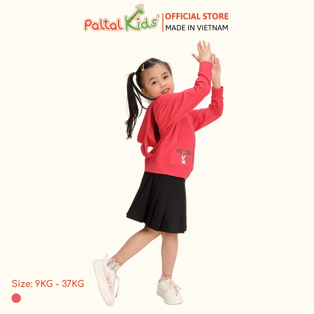 Áo Khoác Tai Thỏ CVC Bé Gái Cao Cấp - 401 4014