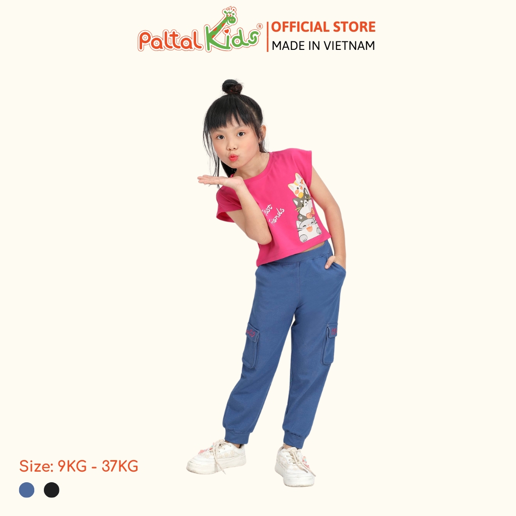 Quần Dài Túi Hộp Jean Thun Bé Gái Cao Cấp - 508 8504