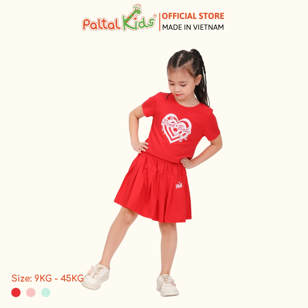 Set Áo Mix Chân Váy Cotton Mỹ Cao Cấp - 022 9203