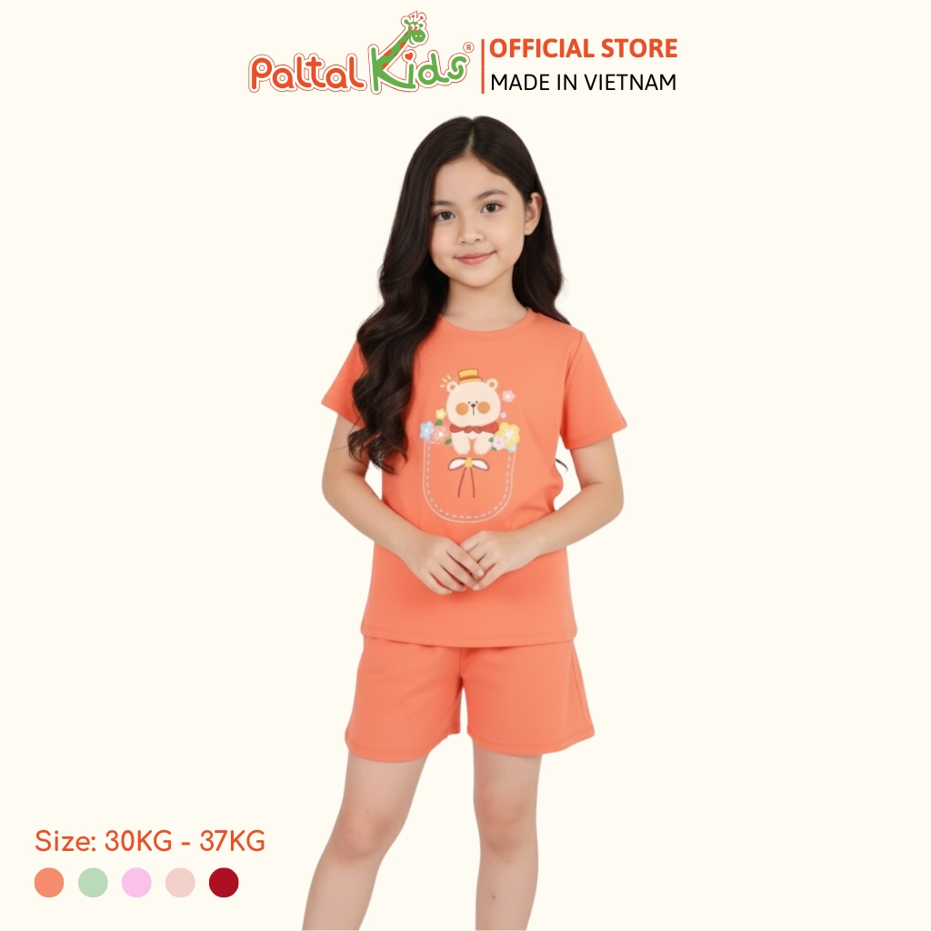 Đồ Bộ Đùi Cơ Bản Cotton Mỹ Cao Cấp - 025 2150 - Size 14