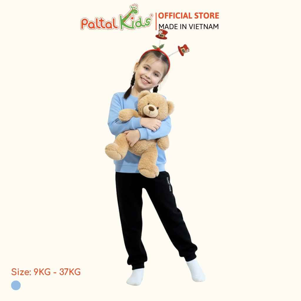 BST Mùa Đông - Đồ Bộ Tay Dài Cotton Borib Bé Gái Cao Cấp - 223 6046