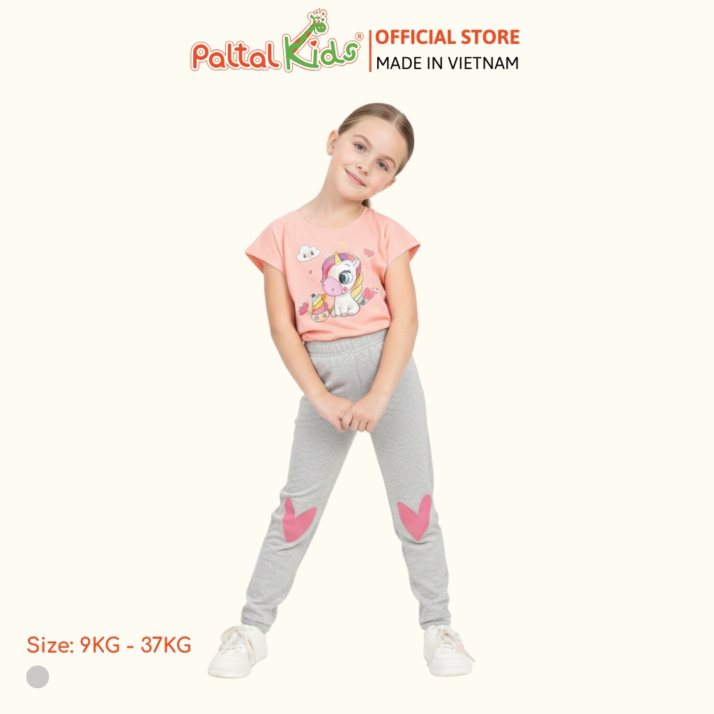 Quần Dài Cotton Borib Bé Gái Cao Cấp - 228 8051