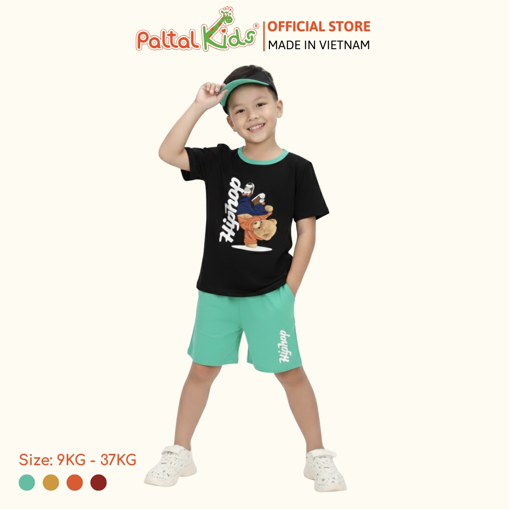 Đồ Bộ Đùi Cơ Bản Cotton Mỹ Bé Trai Cao Cấp - 025 2109