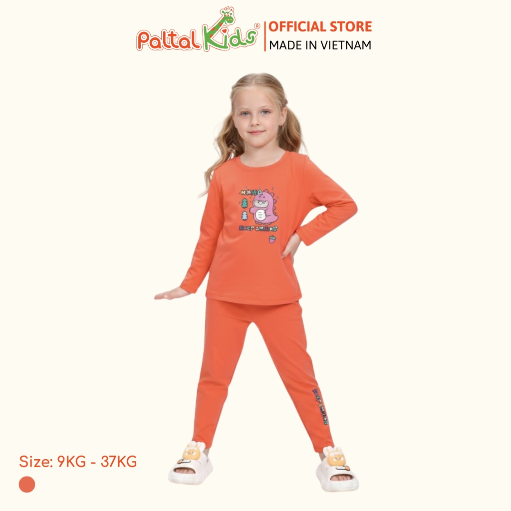 BST Mùa Đông - Bộ Dài Tay Dài Cotton Mỹ Bé Gái Cao Cấp - 023 6089